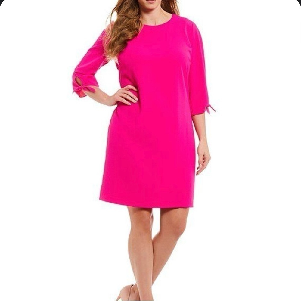 CeCe Hot Pink Shift Dress